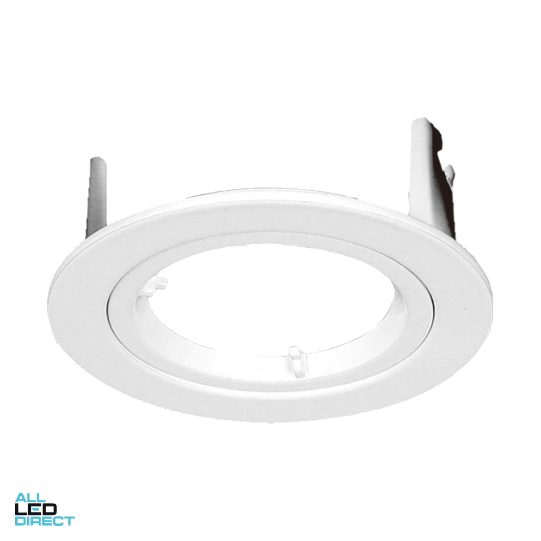 SAL 72 mm Cut-Out LED Fixed Downlight Fitting Only Satin Nickel (MR16)