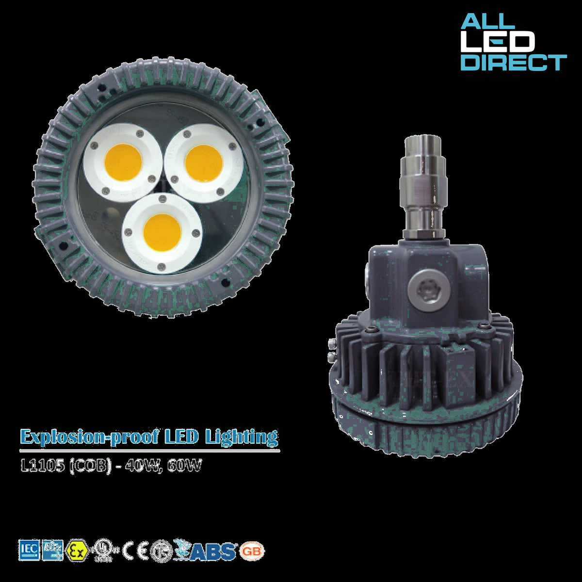 Universal Explosion Proof LED Lighting L1105 60W COB
